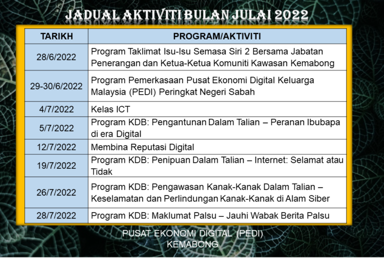 JADUAL-JULAI-2022